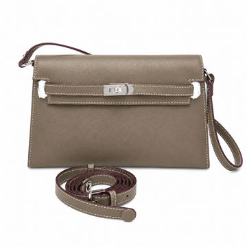 Minimal Cowhide Underarm Shoulder Bag