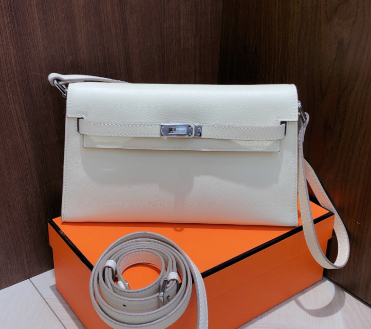 Soft Cowhide Convertible Strap Underarm Purse